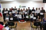 Formatura de facilitadores na presena de Kay Pranis<br />Foto: Pietra Darde 